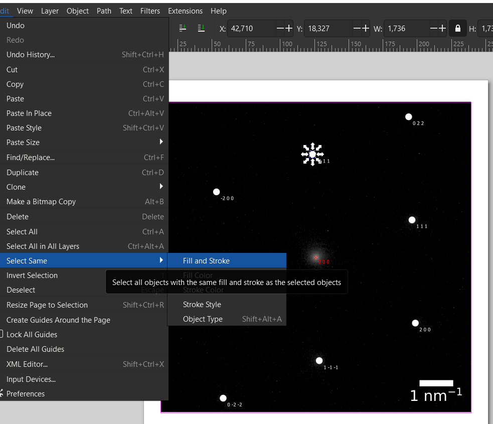 inkscape-select-spots